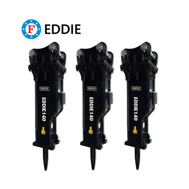 EDDIE140 Silenced Type Hydraulic Hammer Breaker 140mm Diameter New Construction Machinery