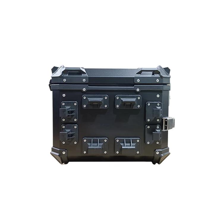 36L F2-MOTO Black Saddle Bags Delivery Trunk Luggage Hard Motorcycle Side Pannier Box