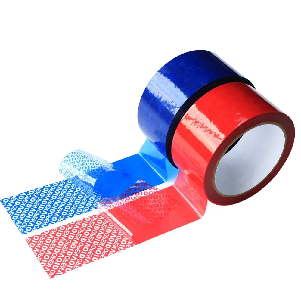 4- Recyclable VOID OPEN Envelope Box Carton Sealing Packing Shipping Security Tamper Evident Self Adhesive Tape