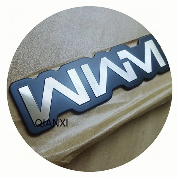 Custom Painted Diamond Cut Aluminium Nameplates Metal Logo Plate