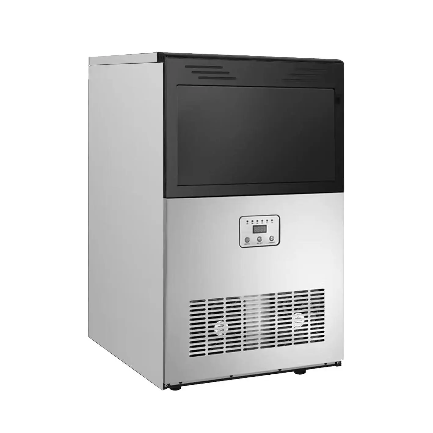 25KG 40KG 60KG 80KG Compact Ice Making Machine with Adjustable Ice Size Settings Industrial-Strength Ice Maker