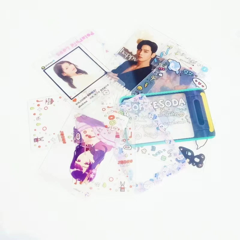 Лидер продаж визитная карточка хорошая книга пустые прозрачные пластиковые фотографии визитные карточки