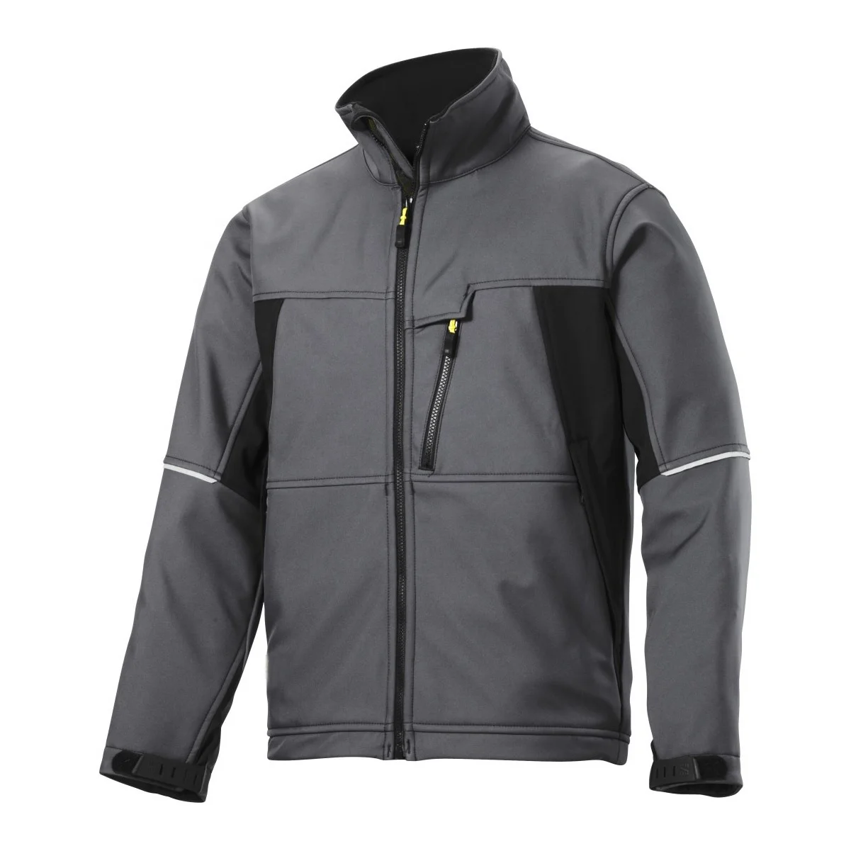 Fashion Water repellant polyester softshell jacket high quality men reflective safety workwear