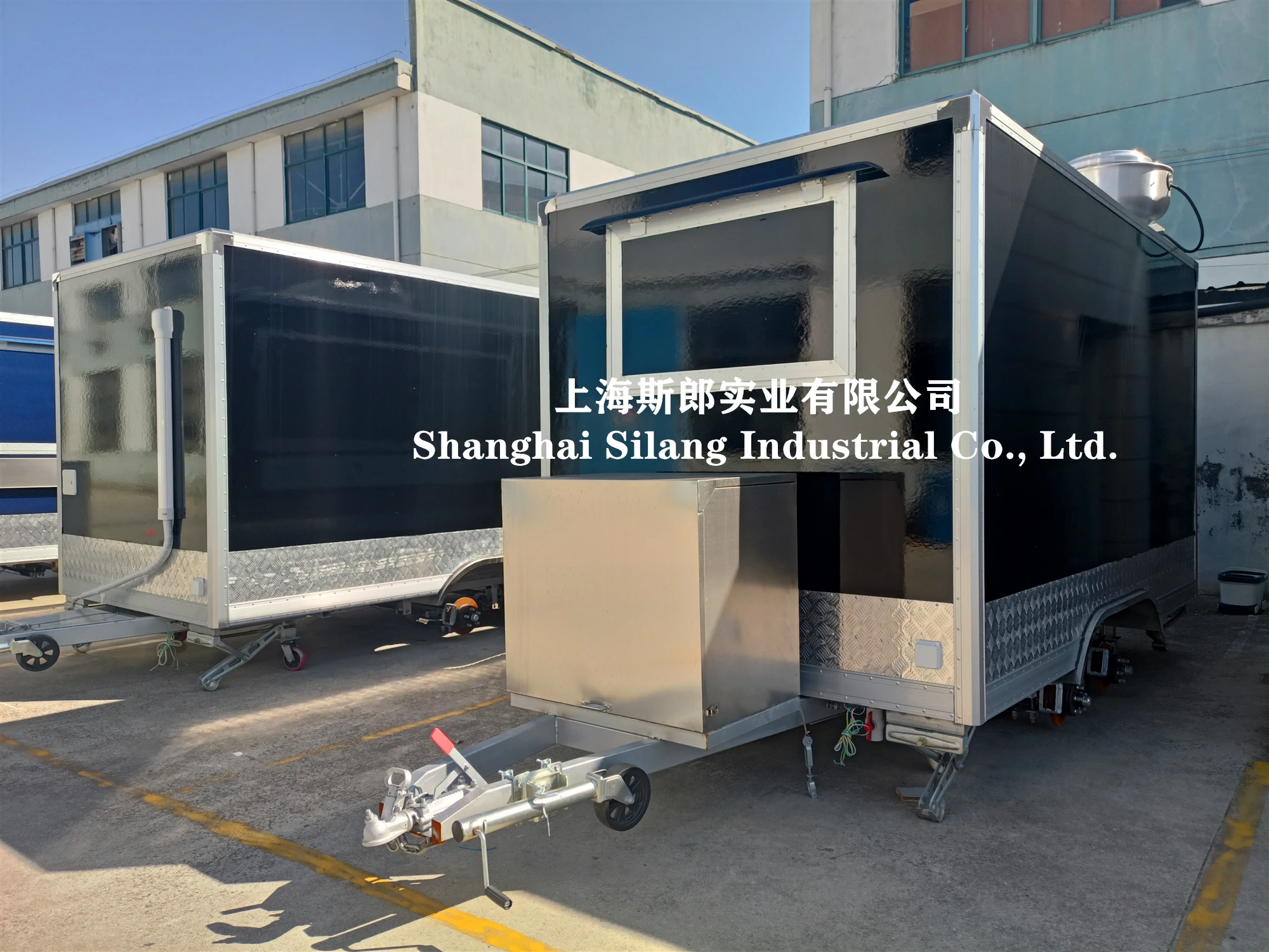 Canadian Standard Mobile Food Truck, Square Catering Trailer Fast Food Kitchen Van Trailer