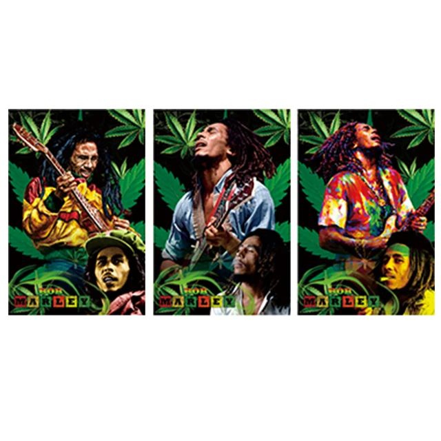 50 Big Size 40*60cm designs Custom Wholesale DGZ Spiders Hiphop  Sports Stars Poster 3D lenticular Flip Anime Picture Poster