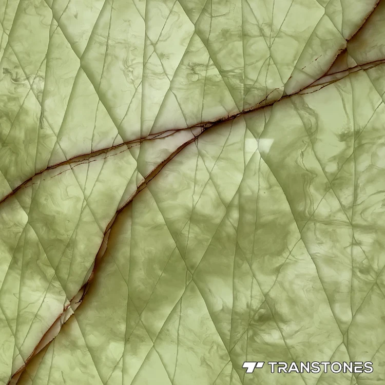 Транстоуны оникс зеленый синтетический алебастровый мраморный камень с подсветкой для покрытия стен
