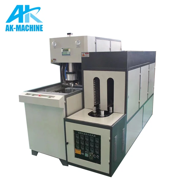 stainless steel manual feeder semi-automatic pet bottle blowing blow  stretch  moulding mold making machine