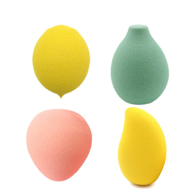 2020 Hot sale mango powder puff beauty lady soft Smooth private label cosmetics Accessories makeup powder puff