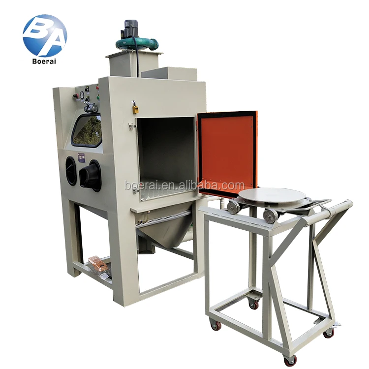 Vapour sandblasting machine ba-1000WT Stainless steel mold cleaning