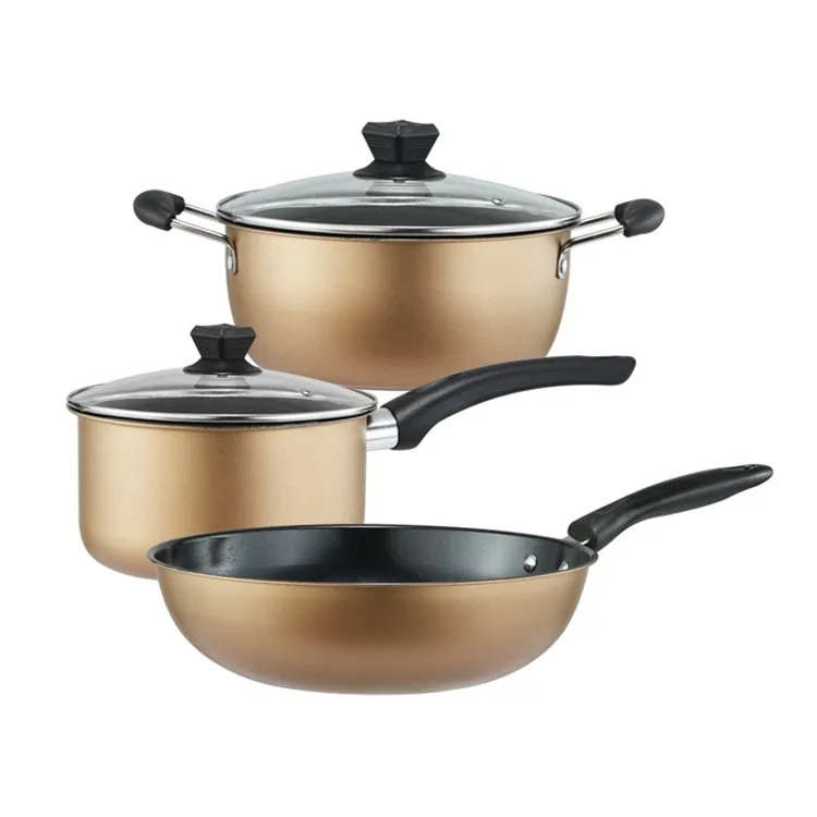 Custom Pan Cooking Pot Casting Aluminum Nonstick Cookware
