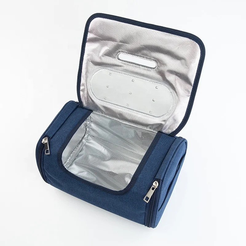 Переносной Контейнер для дезинфекции UVC со светодиодной подсветкой, дорожный бокс для дома и офиса, складной мешок для бактерицидной УФ-дезинфекции