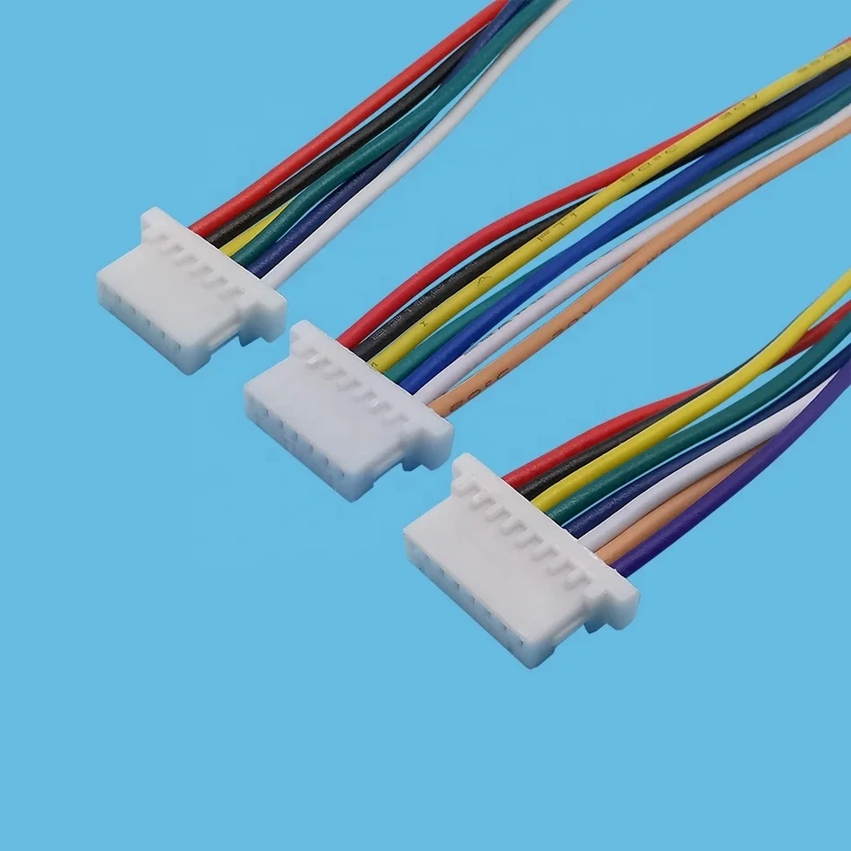 OULAIDA 10Pcs JST SH1.0 1.0mm Female to Female Jack Wire Cable Connector Double Plug JST 1.0mm 2Pin-8 Pin Connector 28AWG 10CM