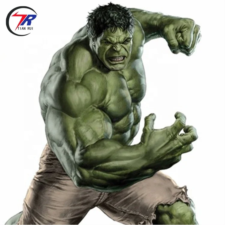Best quality 3D printer resin Marvel The Angry Hulk resin statues  for sale