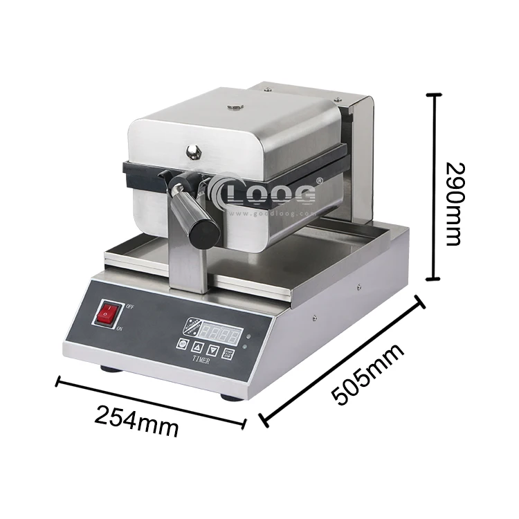Wholesale Snack Machines Electric Touch Screen Waffles Making Machine Hotel Restaurant Commercial Square Waffle Maker Prices