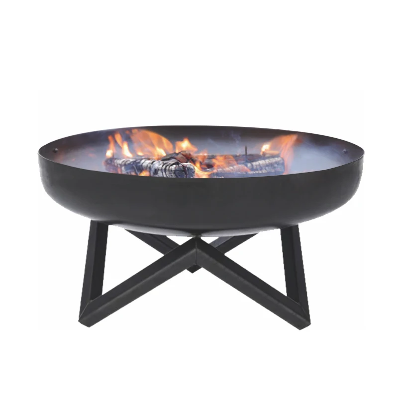 Heavy duty corten steel portable fire pit outdoor garden fire pit