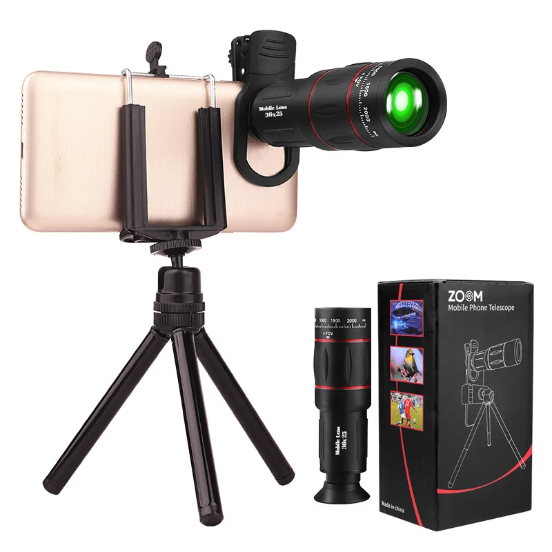 36x25 Mobile Smartphone Telephoto Lens 18x 28x 36x Telescope Concert Shooting Music Festival Theater Telescopic Lens Camera Lens