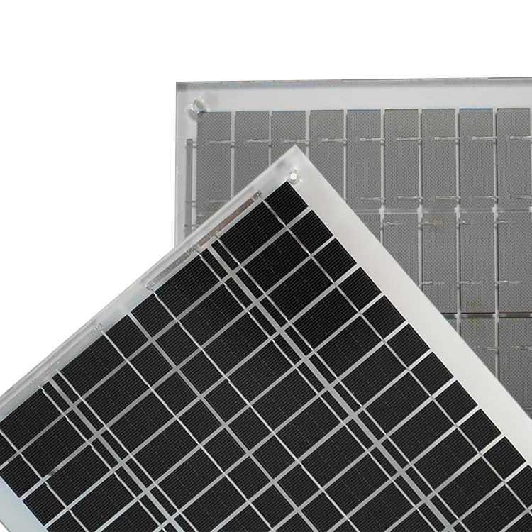 Customized Mini Solar Module 10W 20W Transparent Solar Panel For BIPV Green House