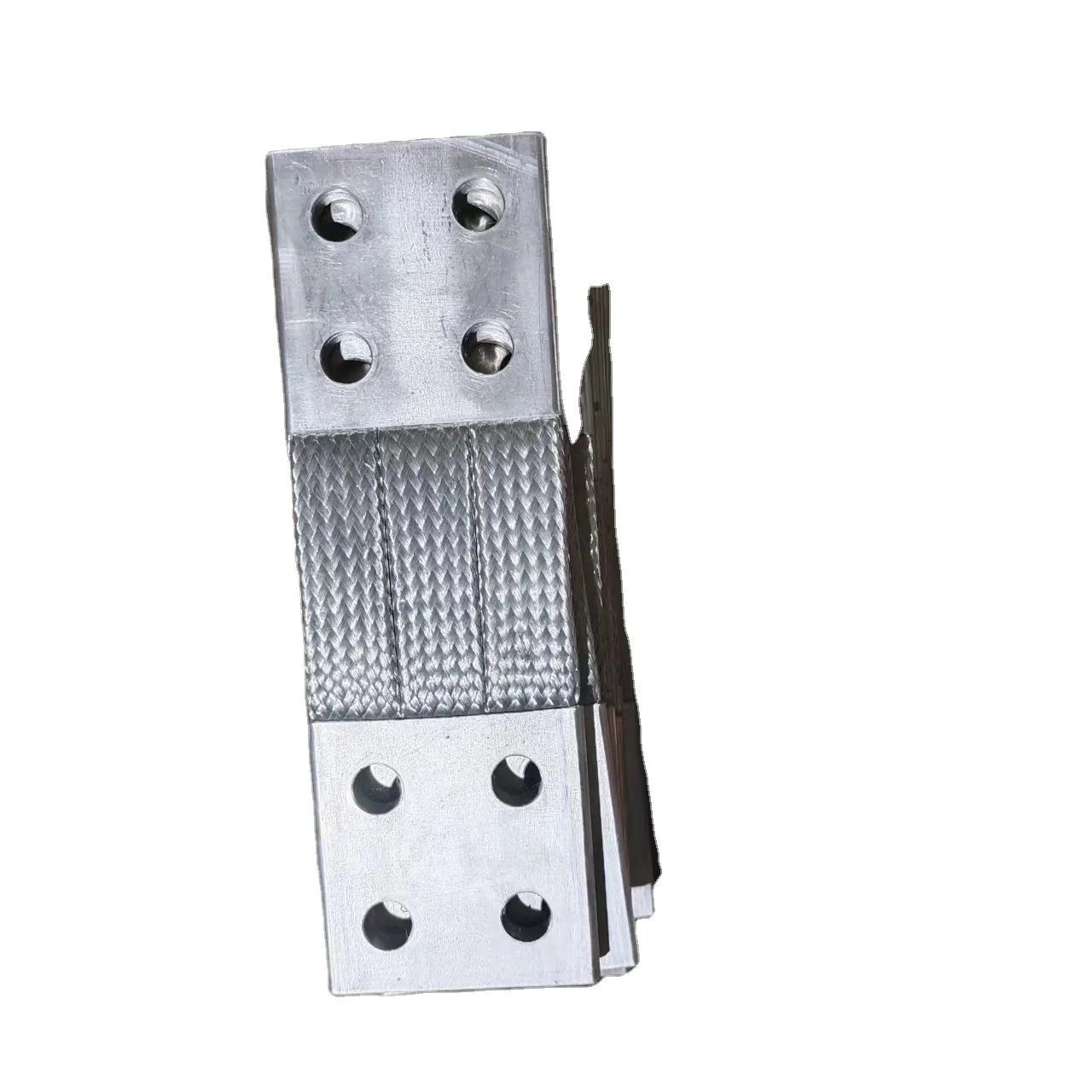 High quality braided copper wire shunt flexible copper braid flat copper strap