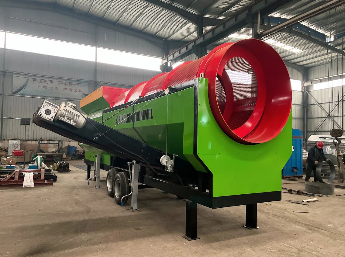 Best Use Roller Trommel Screen for Concrete and Municipal Solid Waste