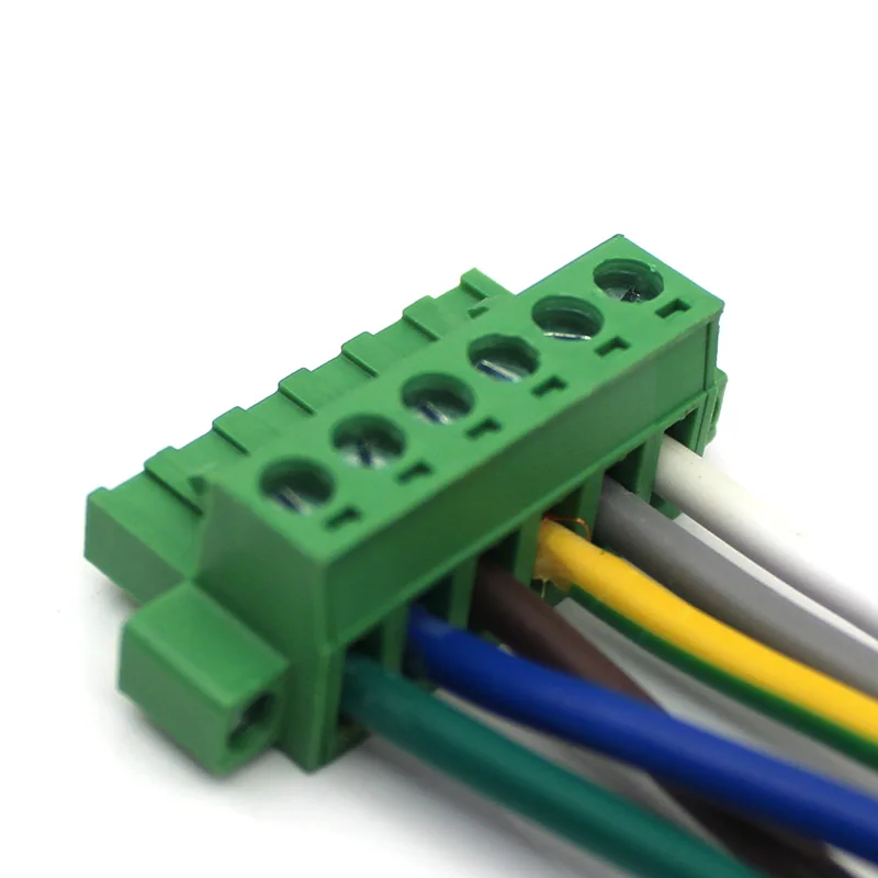  2-6PIN 5 08 мм Шаг подключаемый клеммный блок мужской и женский медный контактный тип DG2EDGK-5.08MM 2EDGR-5.08 штырь под прямым