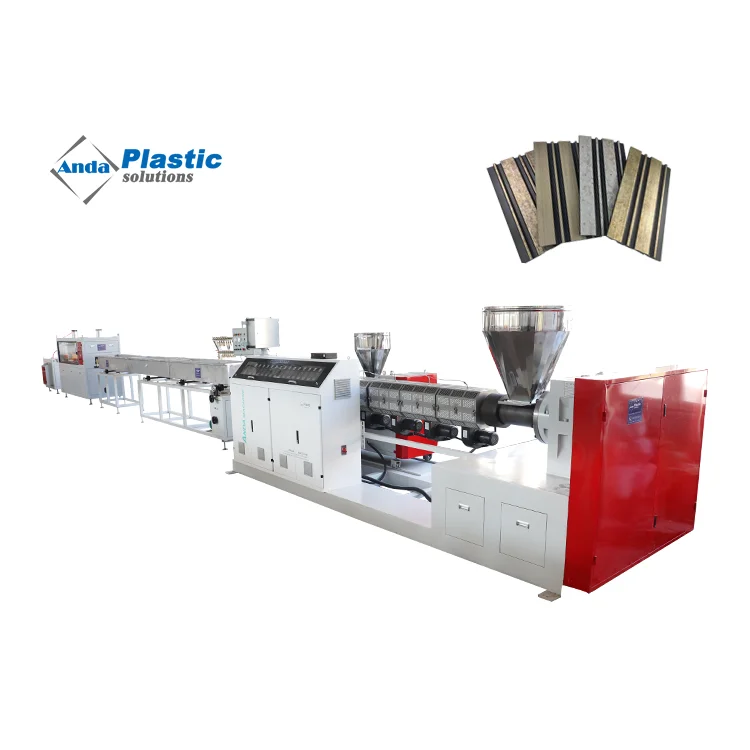 Charcoal Fluted Panel Machine PS Panel Making Machine