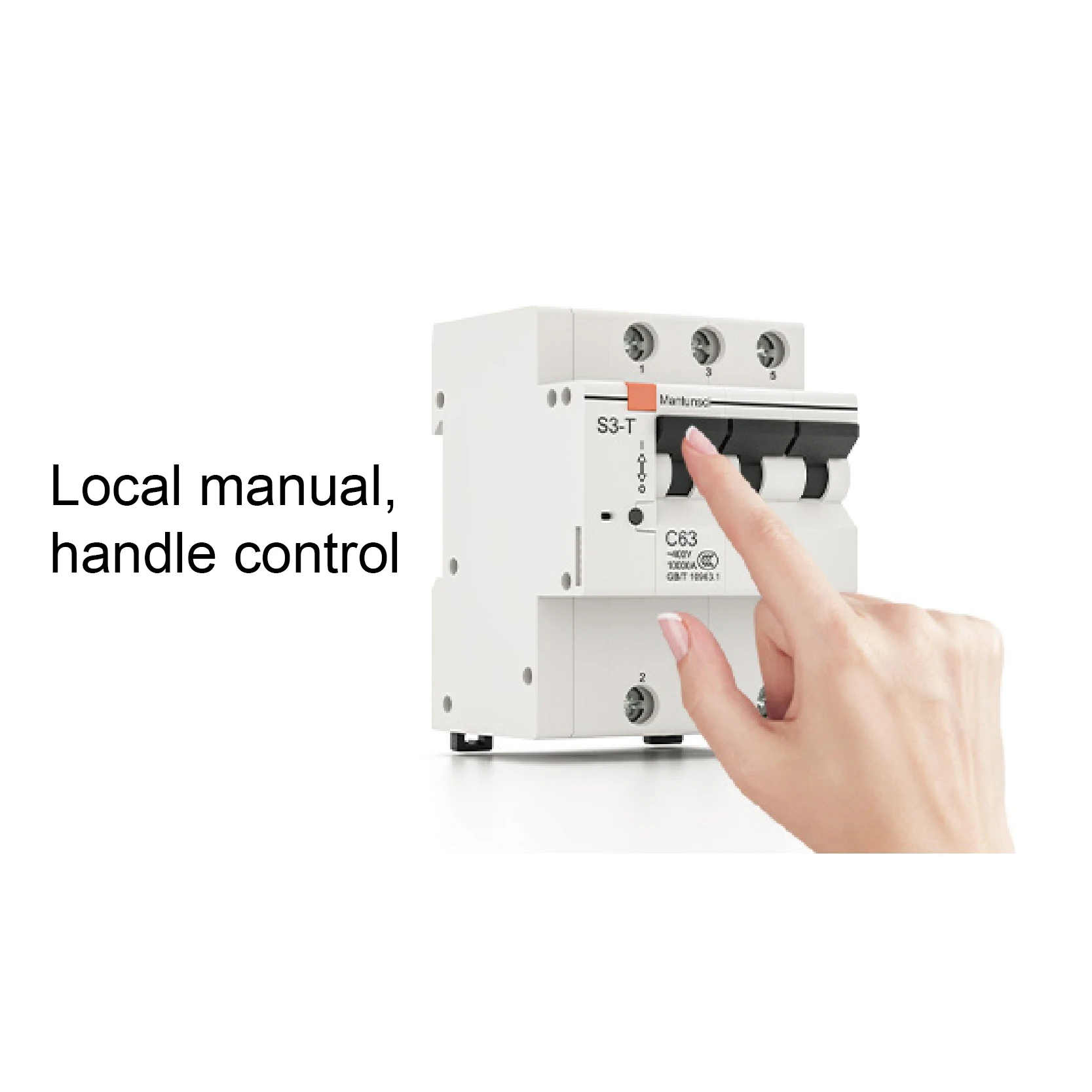 Smart miniature circuit breaker Instantaneous tripping circuit breaker Circuit breaker within under voltage alarm