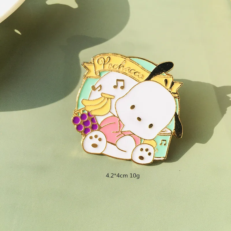Colorful Sanrio Cinamoroll Melody Decoration Badge Cartoon Children Gift Needle