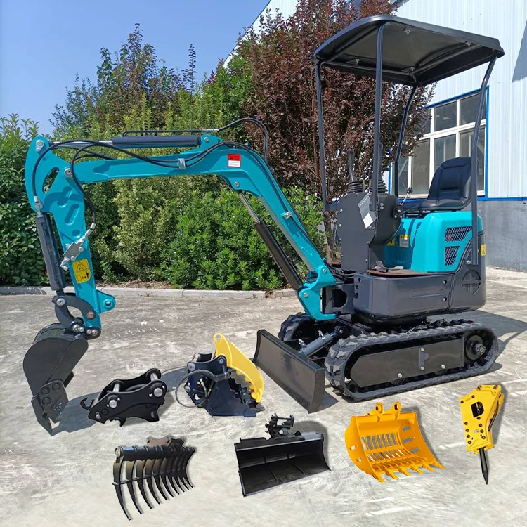 Мини-гусеничный экскаватор 1 тонный поставщик EPA Euro5 kubota двигатель бесплатно после продажи дома б/у