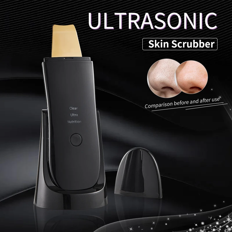 Beauty Personal Care Facial Cleaner Dermabrasion Ion Ultrasonic Skin Scrubber Spa Equipment