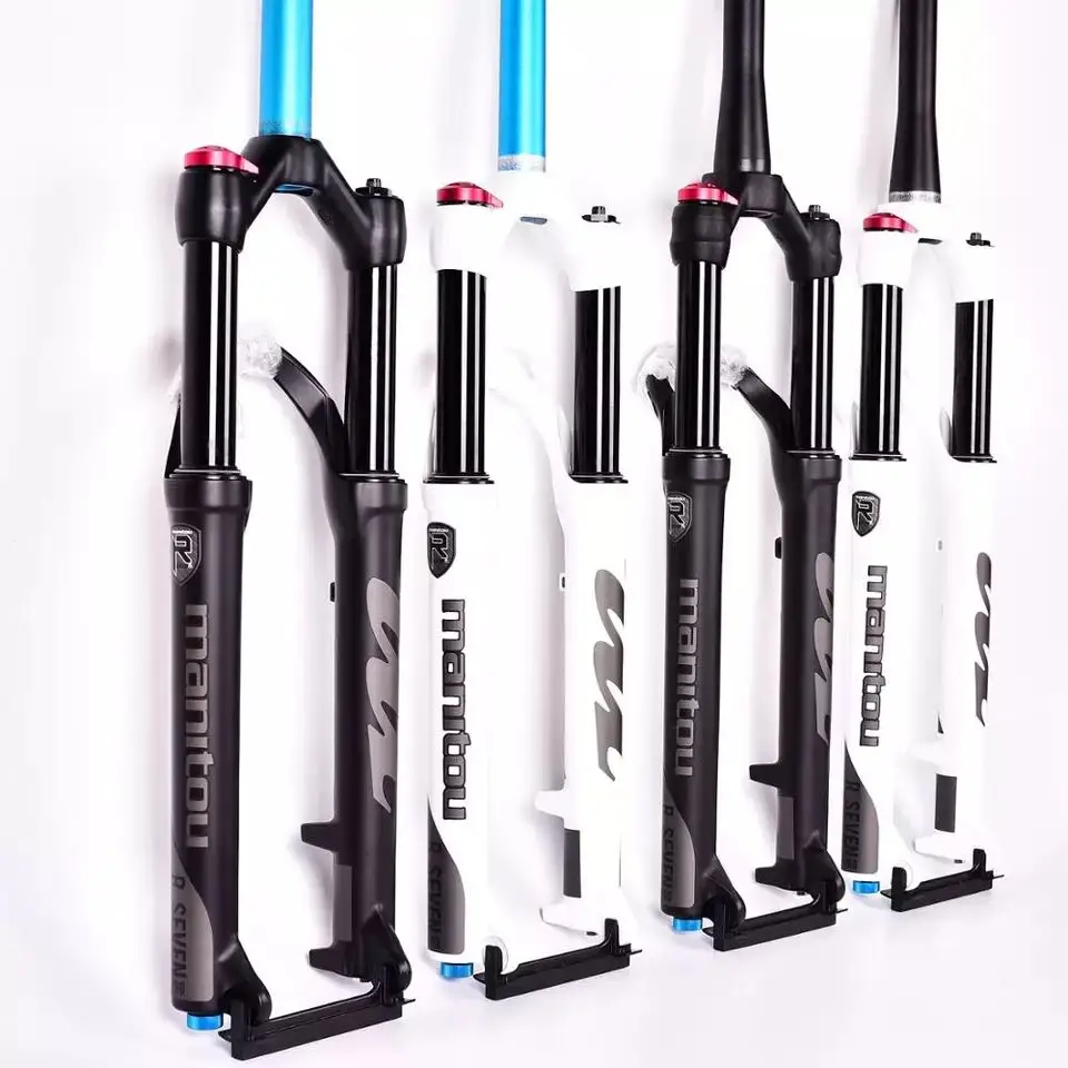 MTB suspension hydro pneumatic front fork alloy with shock absorber front fork of bicycle