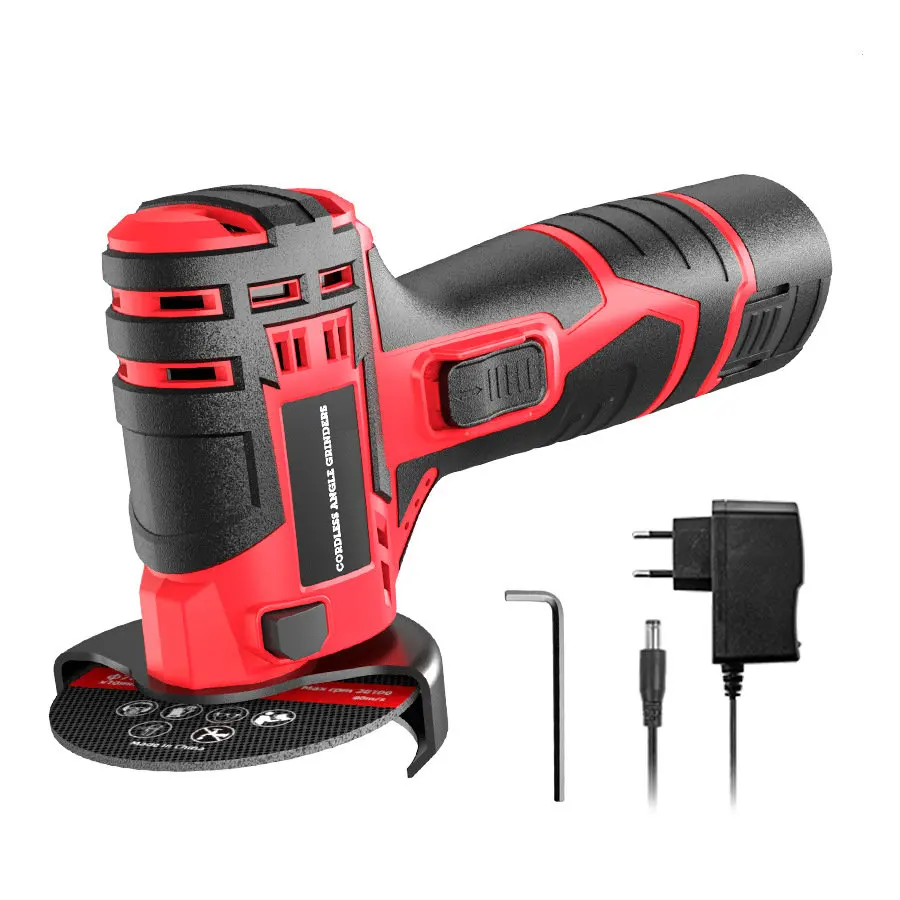 76mm Rechargeable Portable Mini Angle Grinder 12V Cordless Battery Angle Grinder
