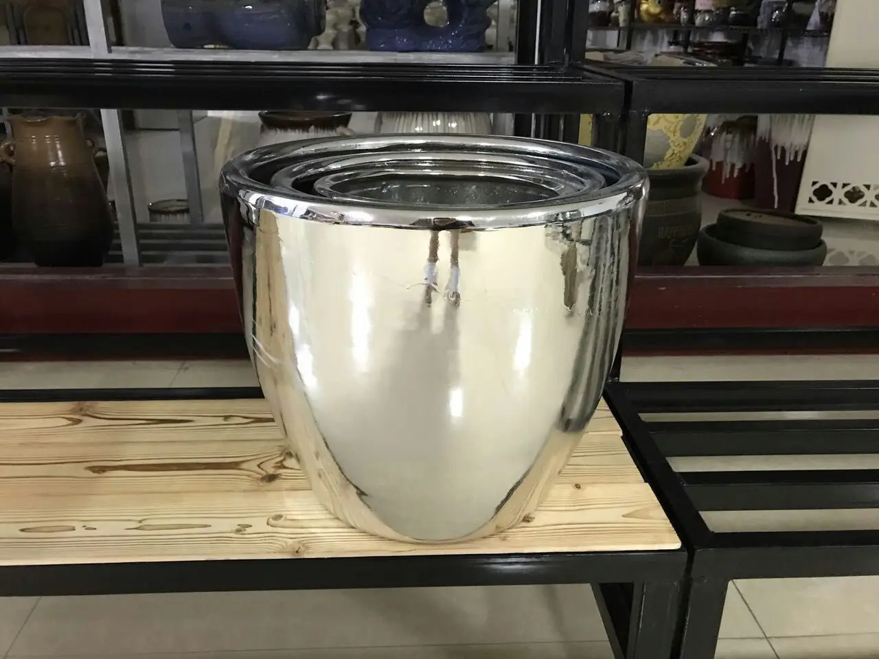 Wholesales Italian Style Exterior Decoration Molde De Macetas Flower Pot Large Hanging Chinese Ceramics Pots