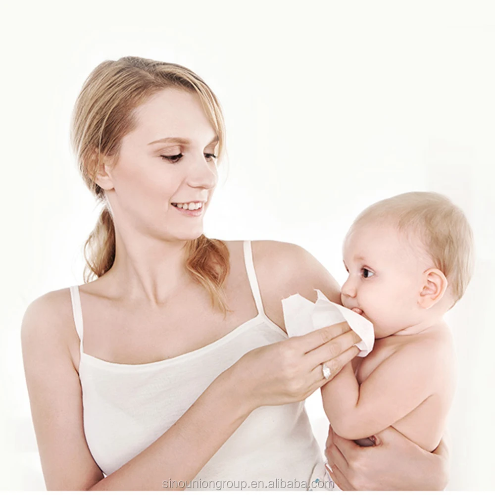 Widely used  Washable  Spunlace Nonwoven  Soft Cotton Tissue Sensitive Skin Dry Baby Wipes