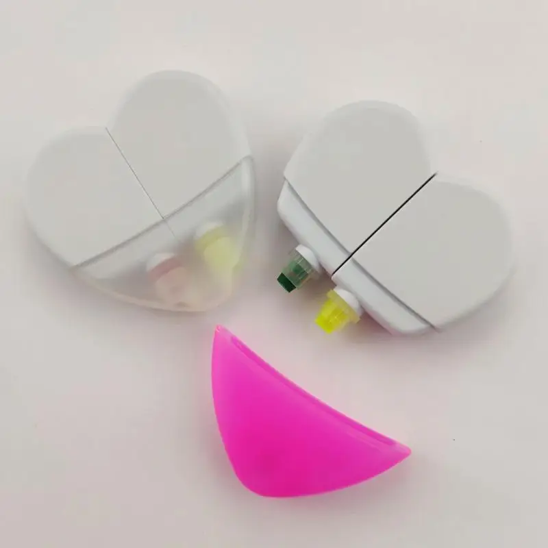 heart shape solid highlighter