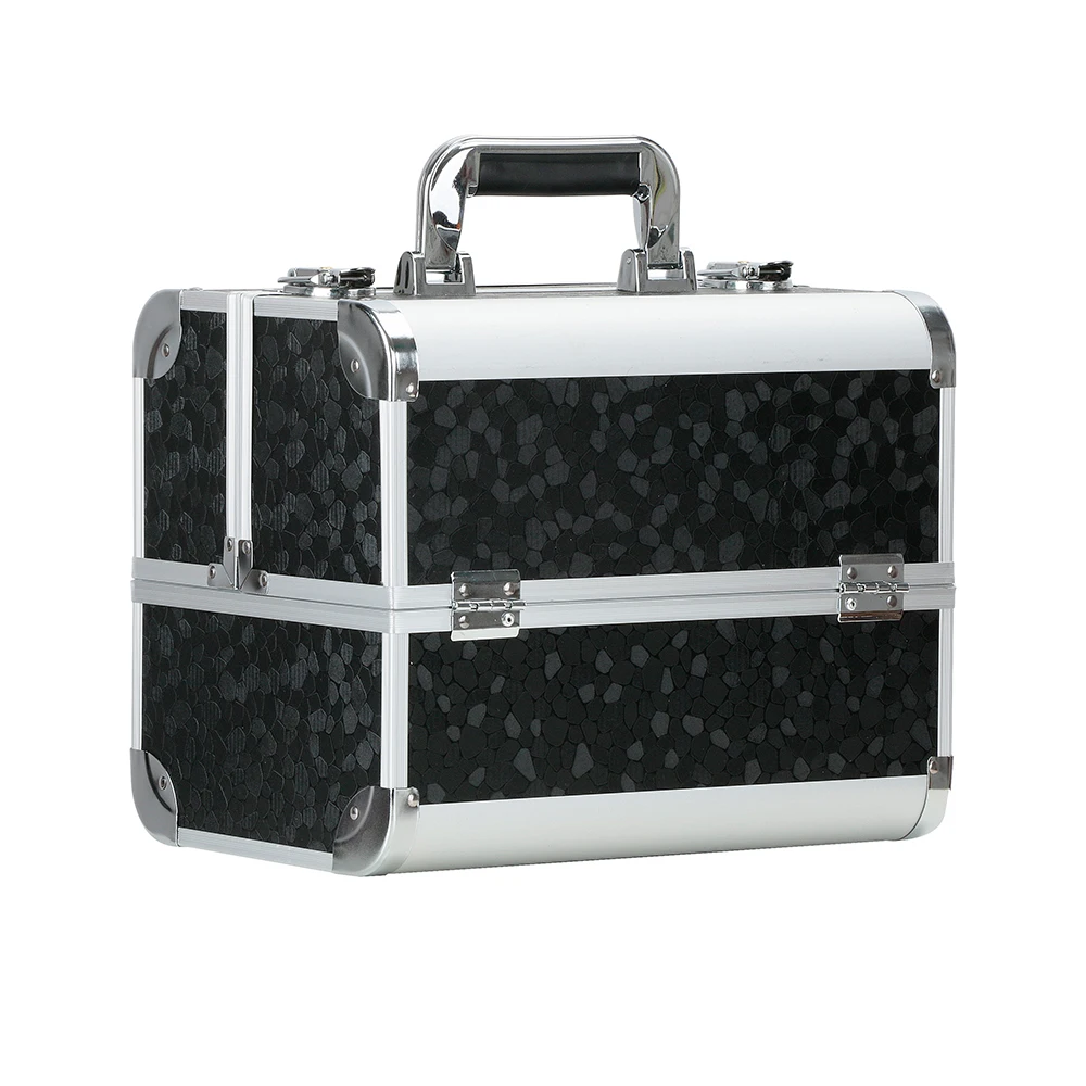 Factory Direct Make Up Set Box Mirror Lighted Cosmetic Rolling Makeup Train Case Beauty With BOM/One-stop Service