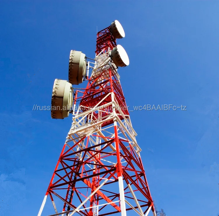 4 ноги 4 четыре ноги телекоммуникационная связь угловая сталь самоподдерживающаяся решетчатая башня