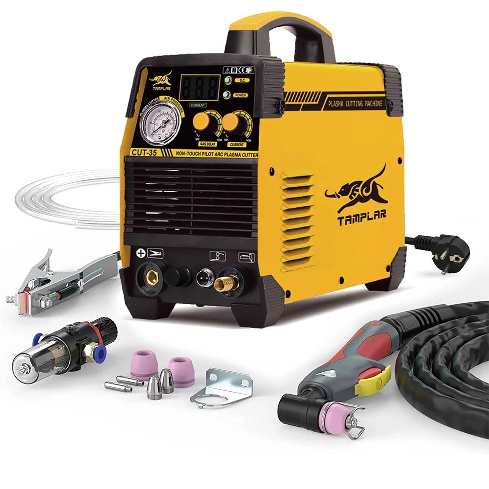 Tool shop hot selling mini portable plasma cutter Cut 35 Inverter Cutting Machine 220V 35A Pilot Arc Non-contact Cutting cutter