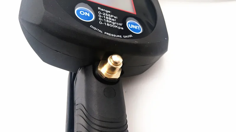 Precision Portable Digital Tire Inflator Pressure Gauge