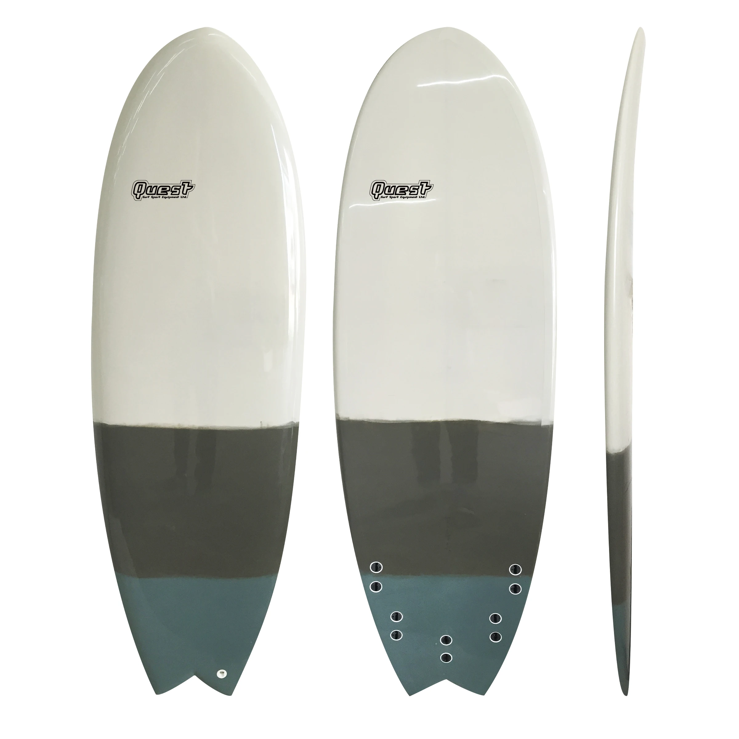 Performance High Quality EPS Blank Epoxy Resin Tint Retro Fish Short Board Surfboard