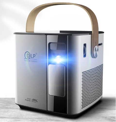 Factory Price Mini  DLP Android 9.0 300 Inch Max 3D Short Throw 4k Wifi Projection Projector