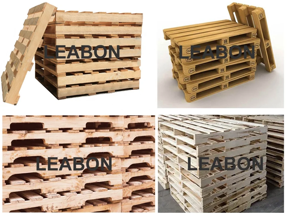 Compressed Wood Pallet Making Machine Sawdust Block Tray Nailer Making Machine European Pallet Production Line price for sale