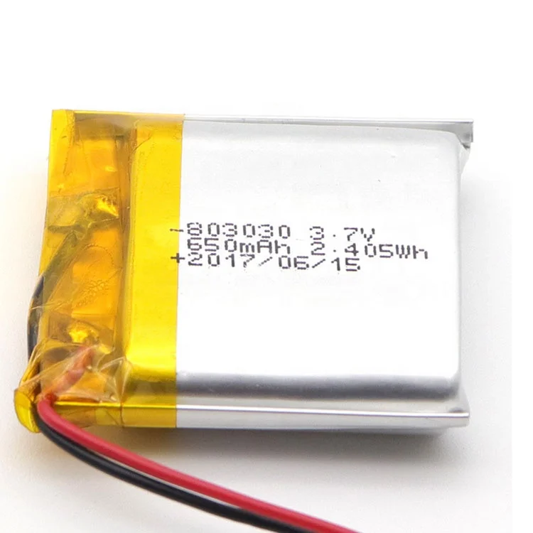Защита от солнца легкость готово к отправке akku емкостью 803030 3 7 v 650mah литий-полимерный аккумулятор