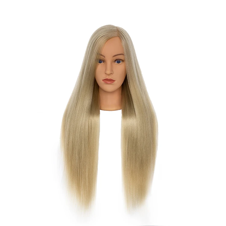 
European And American Brazilian Women Virgin Hair Wig Natural Straight Long Blond Synthetic Wigs 