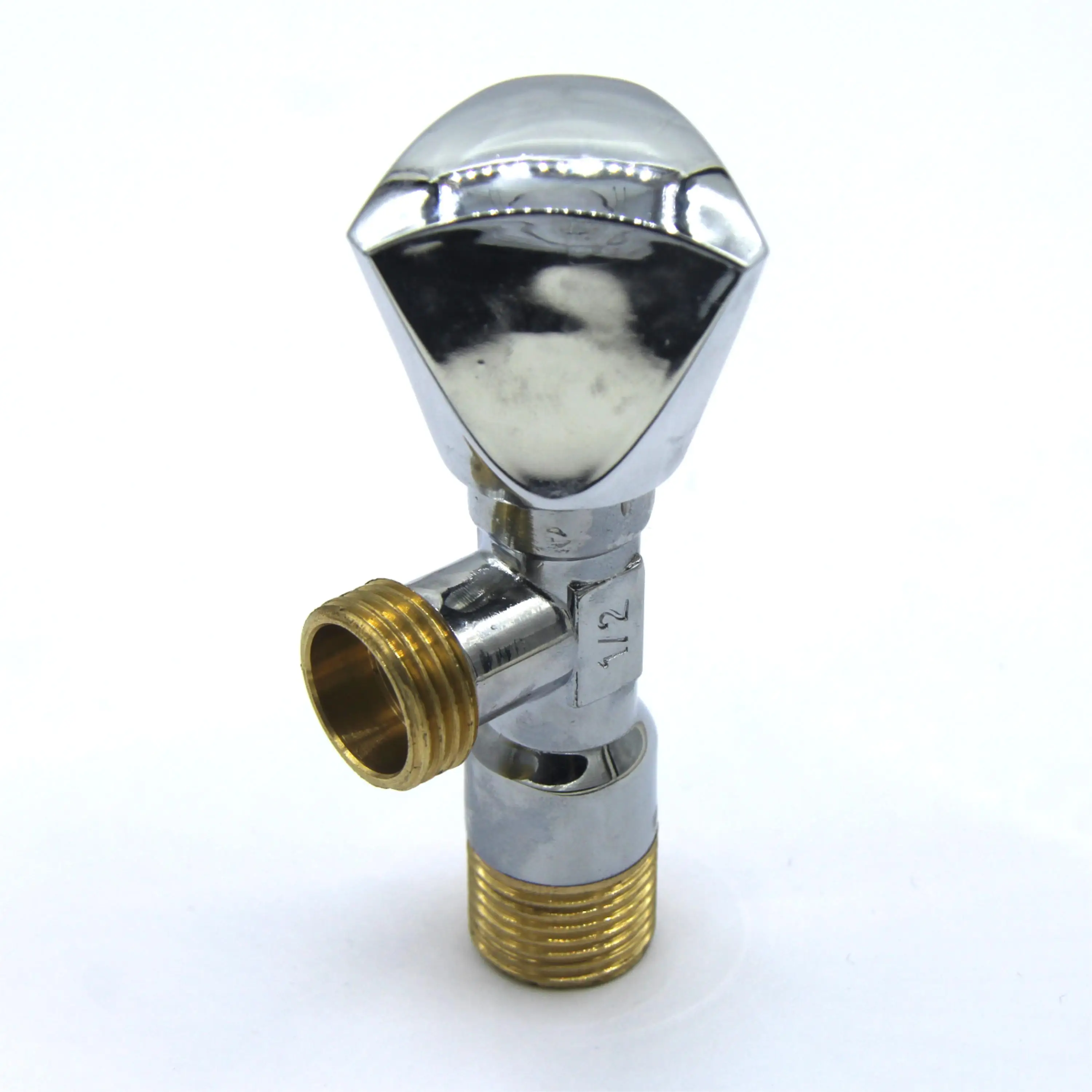 Hot and cold water thickened zinc alloy handwheel 1/2 brass body copper core switch for home use