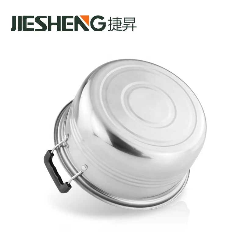 Hot bulk sale 410 stainless steel 10 pcs cookware set cookware with lids