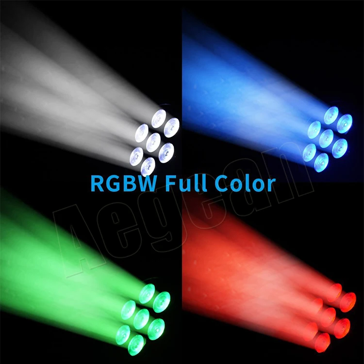 Лидер продаж 7x10 Вт RGBW 4 в 1 свадебное сценическое освещение миниатюрный светодиодный подвижный головной