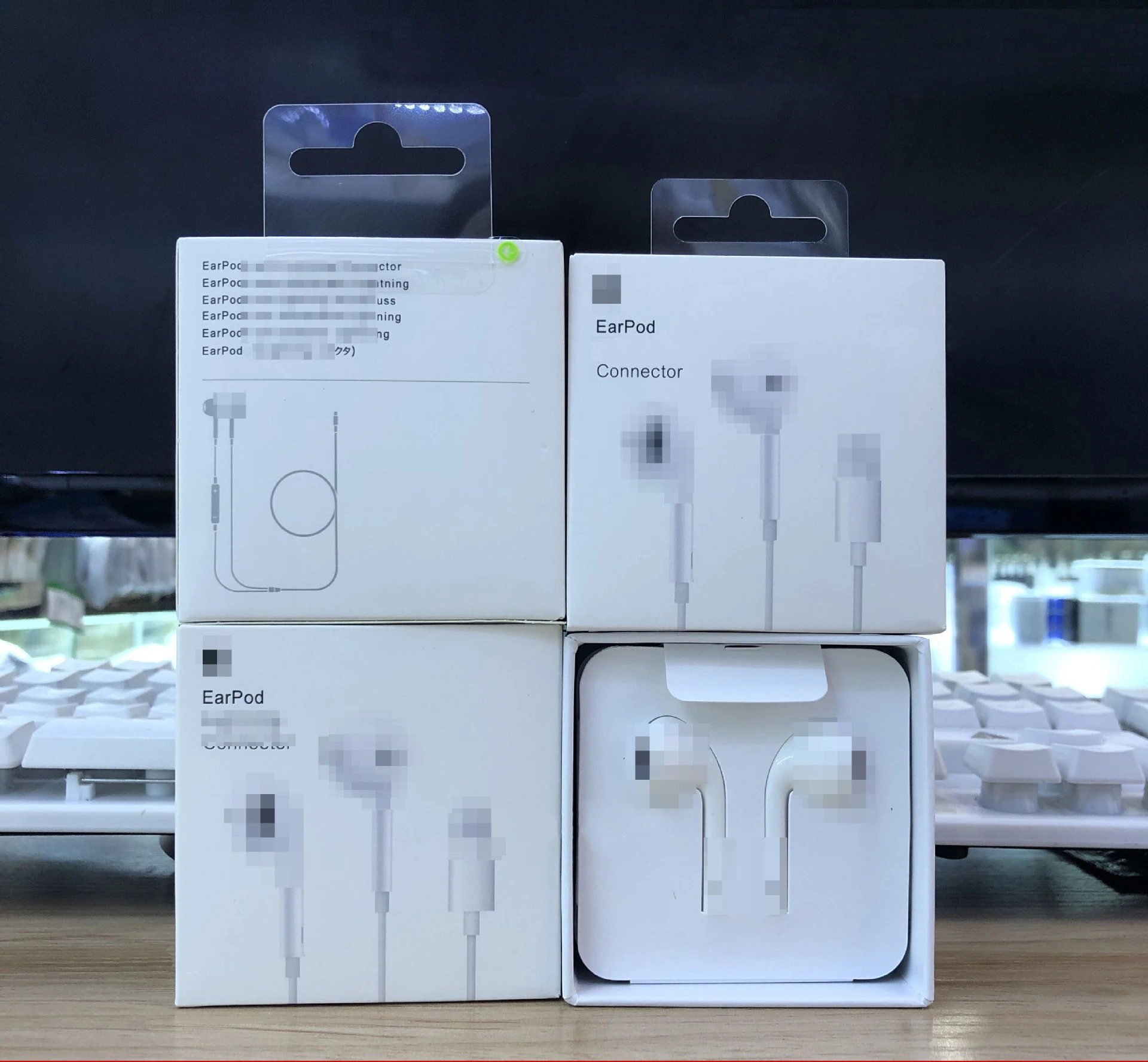 
Original ic c100 Earphone for iphone 12 11 Pro Max 7 8 Original 100% Earbuds Wired control Headset Remote Earphone Mic for apple 