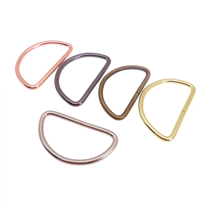 Best Sale Metal 2 Inch D Ring Dee Buckle Semi-Circle Ring For Purse Making