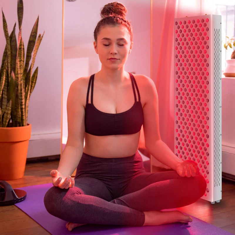 Standing Pulsing 4 Wavelengths 1500w 660nm 850nm Infrared Led Red Light Slimming Machines Full Body Red Light Therapy Panel