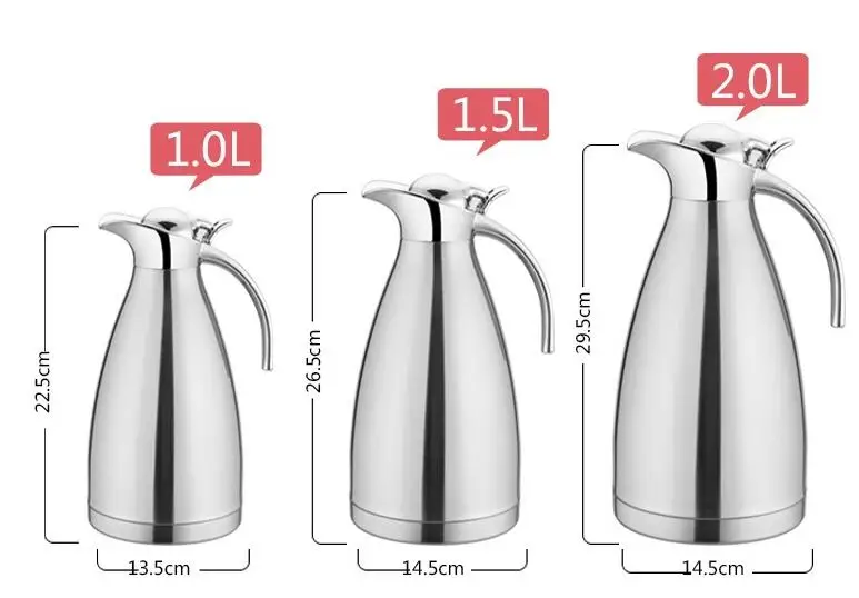 cafetera de acero inoxidable profesional tea pot cafe kaffeetasse kaffee tasse stainless steel cafetiere